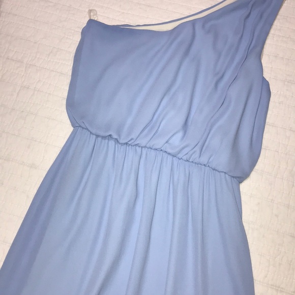 One-Shoulder Maxi Dress (Serenity Blue) - Picture 2 of 8